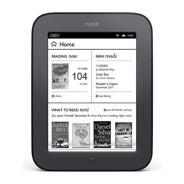 eBook reader Nook Simple Touch Barnes & Noble book reader