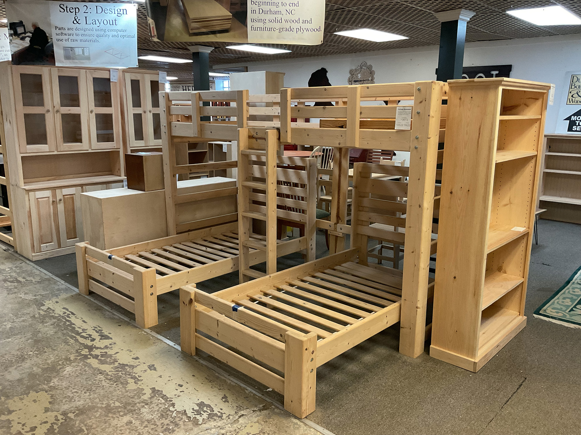 beds Durham Bookcase