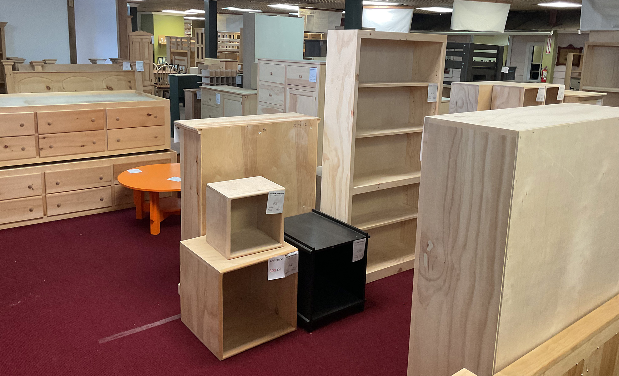 records Durham Bookcase