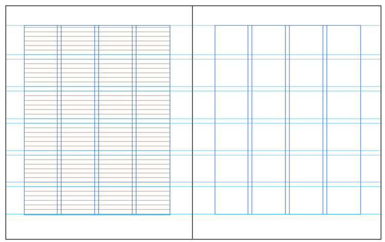 Use a layout grid in InDesign to create a dynamic book design Use a layout grid in InDesign to create a dynamic book design