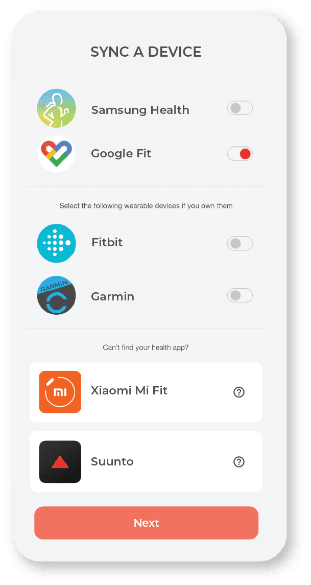 Syncing Xiaomi Zepp Life to BookDoc via Google Fit BookDoc