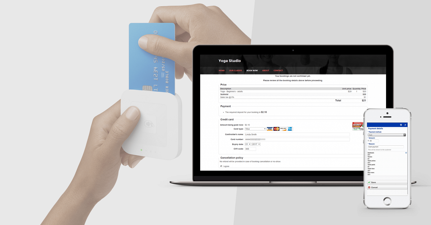 Bookeo is now fully integrated with Square Bookeo