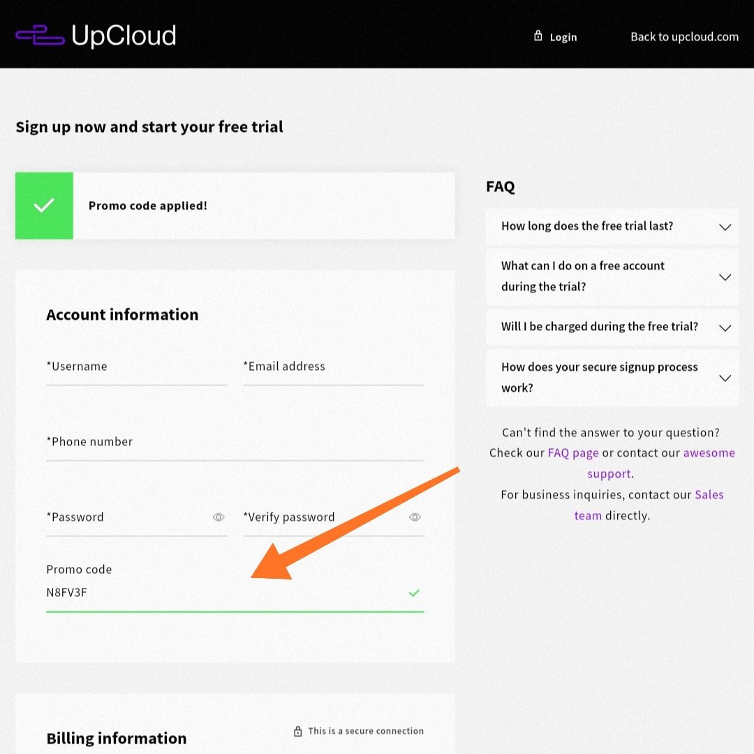 Upcloud Promo Code N8FV3F. Get 25
