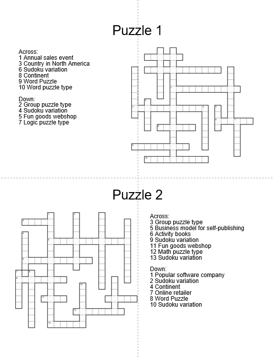 Puzzle Maker Pro - Criss Cross Bundle 2 | BookPublisherTools