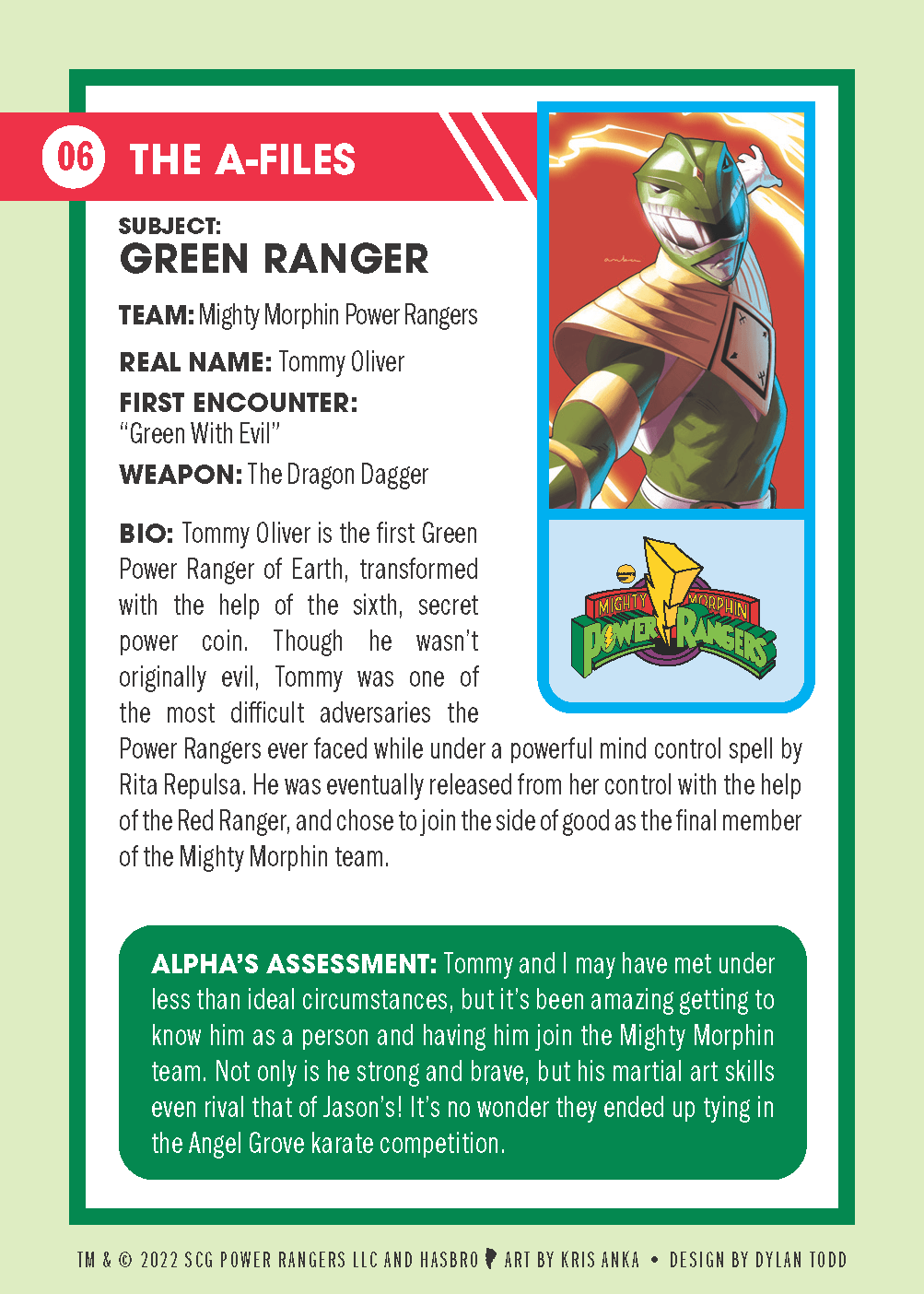 Mighty Morphin Power Rangers 100 Trading Cards BOOM! Studios