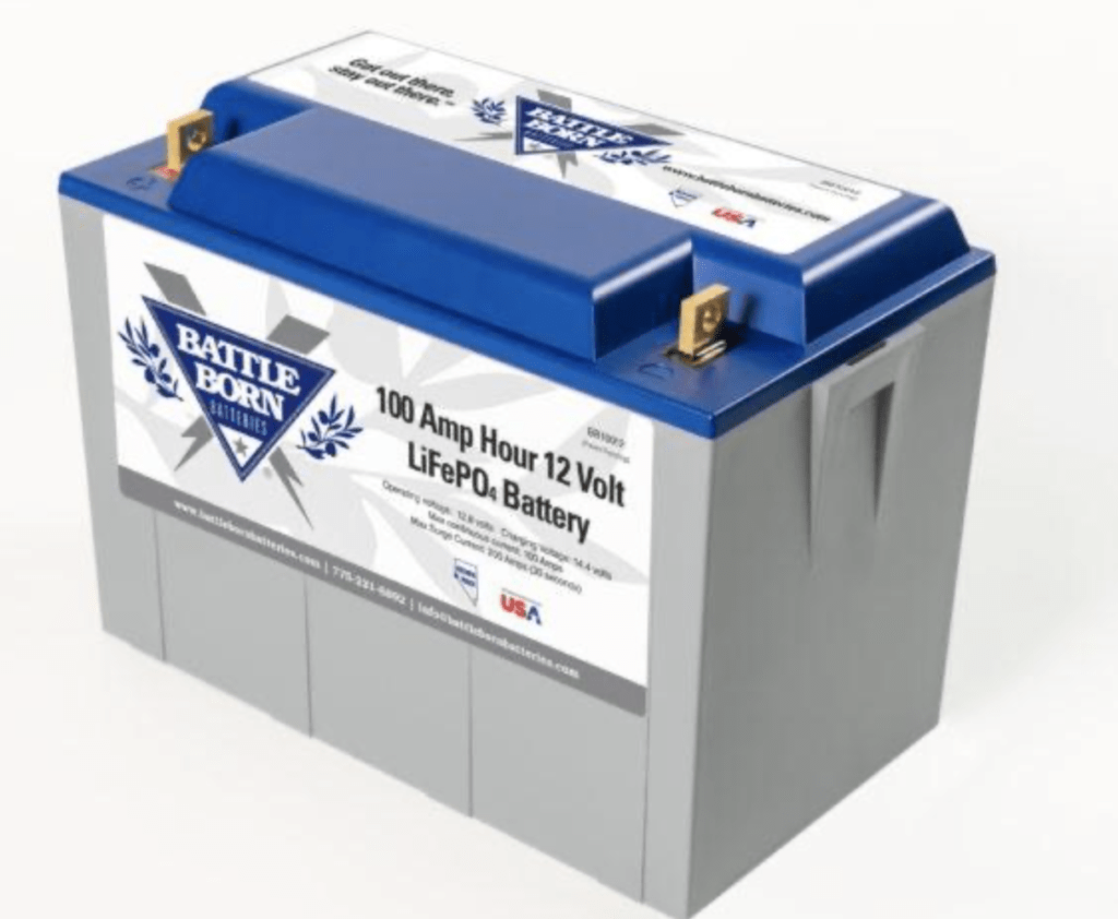 BattleBorn 100 Ah 12V LiFePO4 Deep Cycle Battery The