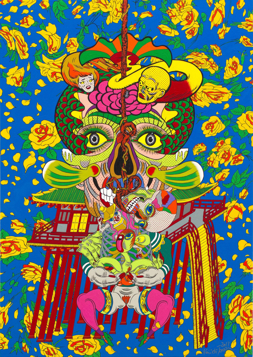 Psychedelic Paintings by Japanese Artist Keiichi Tanaami BOOOOOOOM
