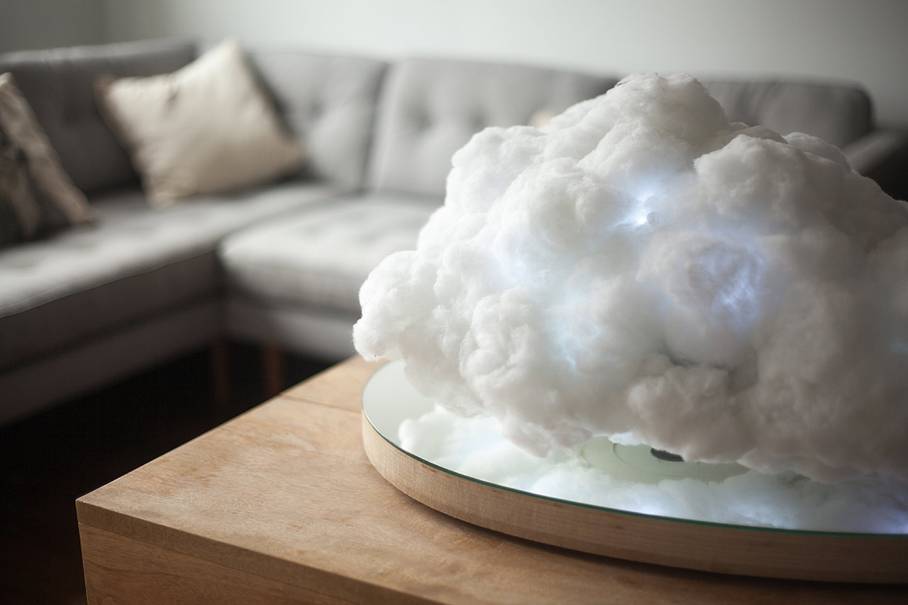 A Floating Storm Cloud Bluetooth Speaker BOOOOOOOM! CREATE