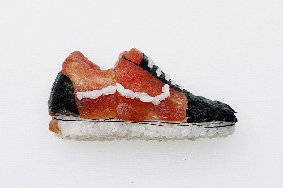 “Shoeshi” Edible Sushi Sneakers by Artist Yujia Hu BOOOOOOOM