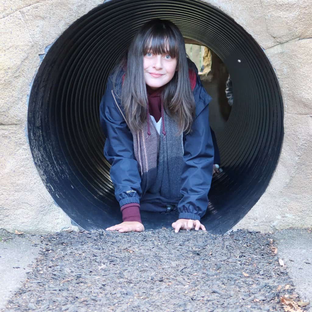 A person sitting on the ground