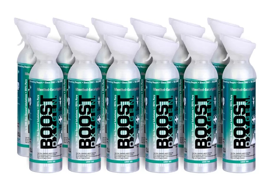 Boost Oxygen 10 Liter 12 Pack Oxygen For Sale MultiPack