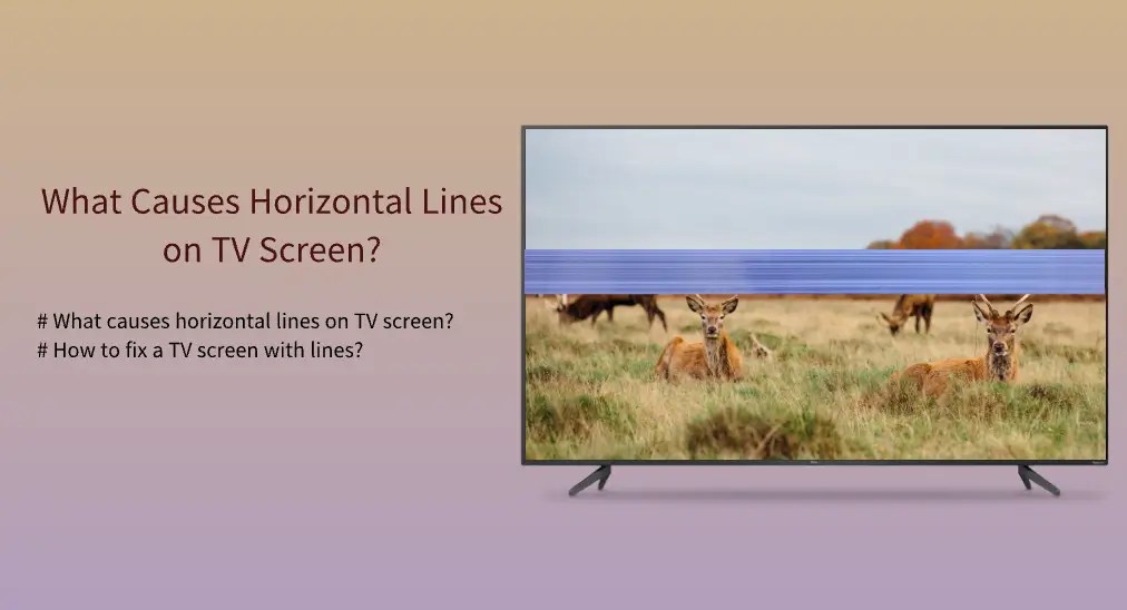 What Causes Horizontal Lines on TV Screen? [Fixed]