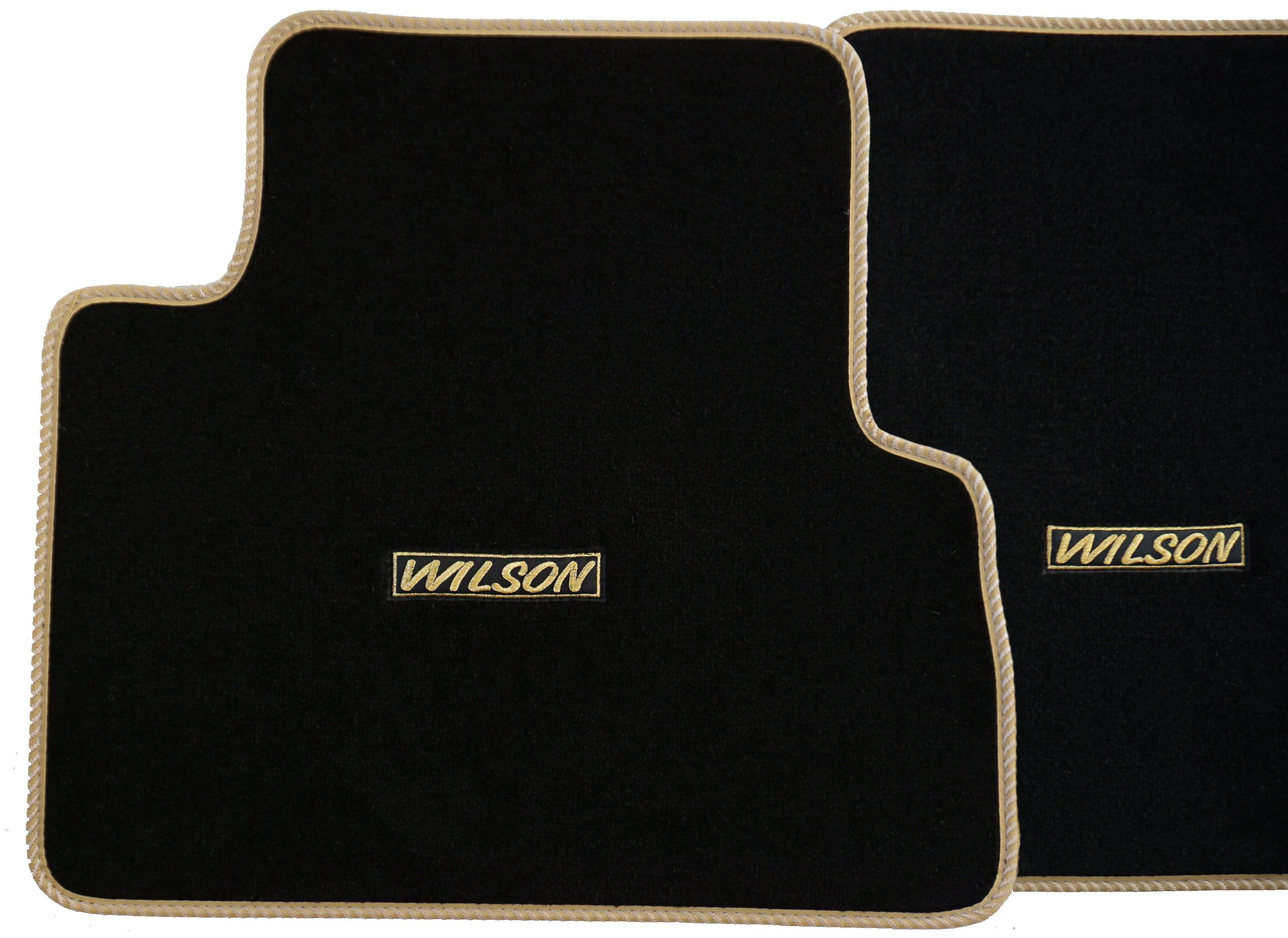 4 Car Mat Embroidery Boot Liners