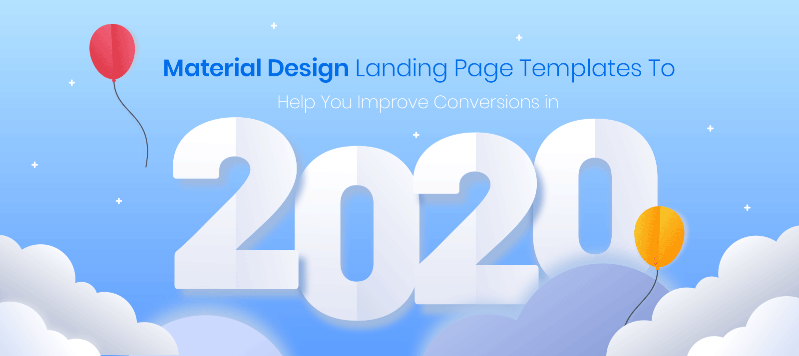 Material Design Landing Page Templates To Help You Improve