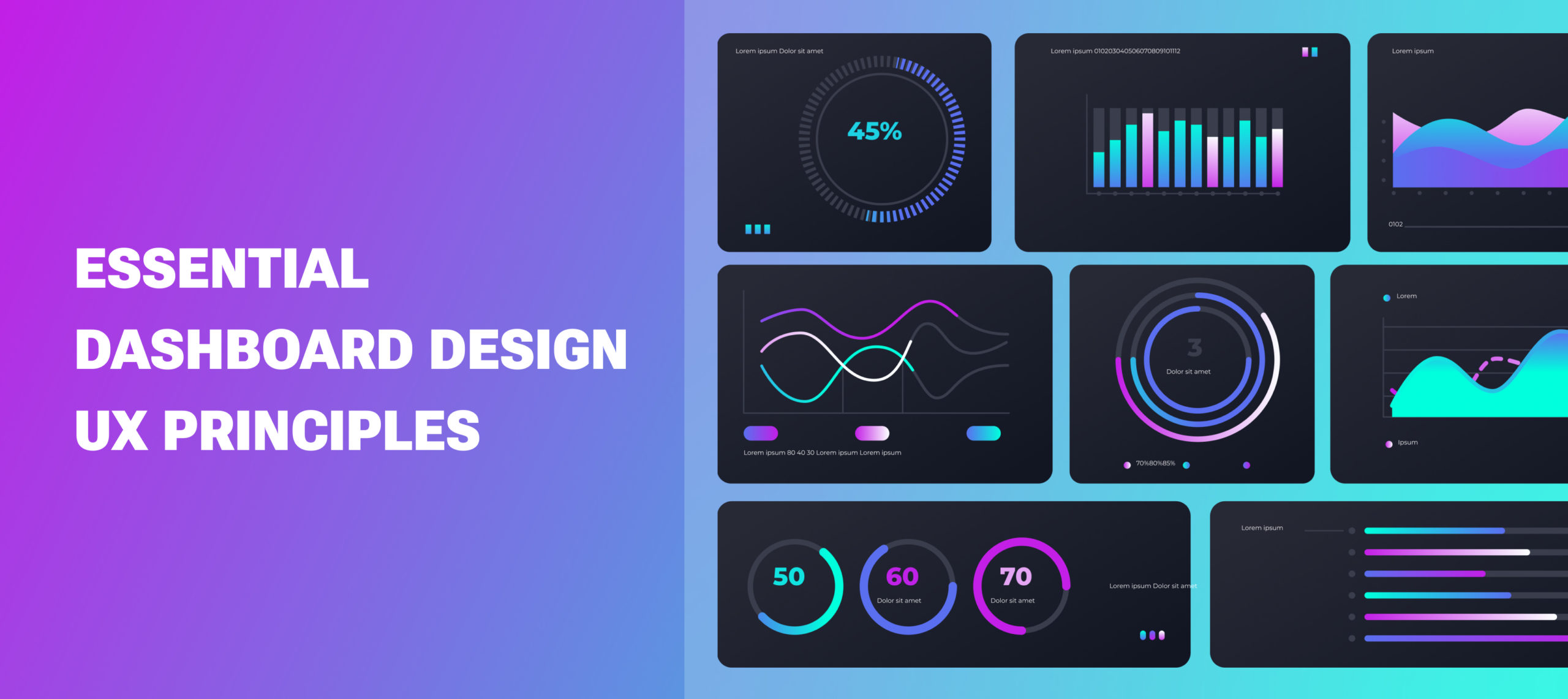 Essential Dashboard Design UX principles