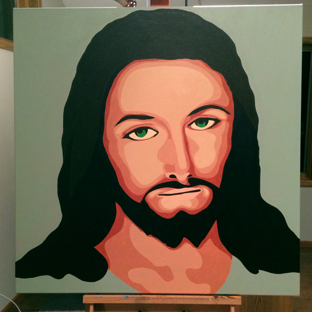 A Commissioned Painting of Jesus BORBAY