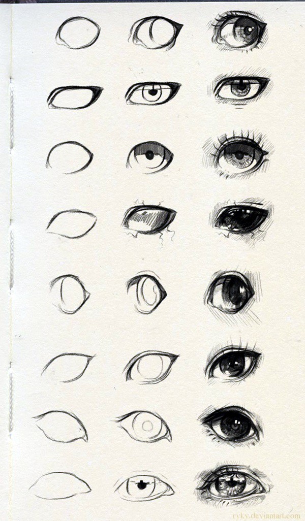 How To Draw An EYE 40 Amazing Tutorials And Examples Bored Art