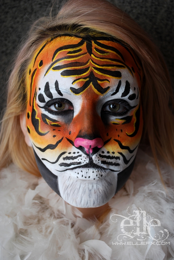 40 Easy Tiger Face Painting Ideas for Fun Bored Art