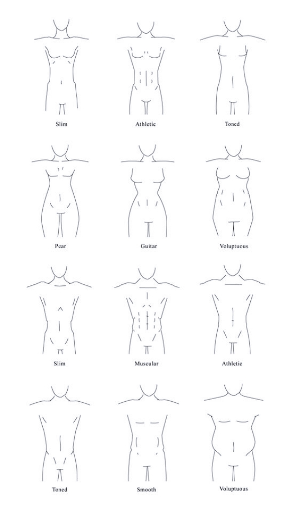 HOW TO DRAW BODY SHAPES 30 Tutorials For Beginners
