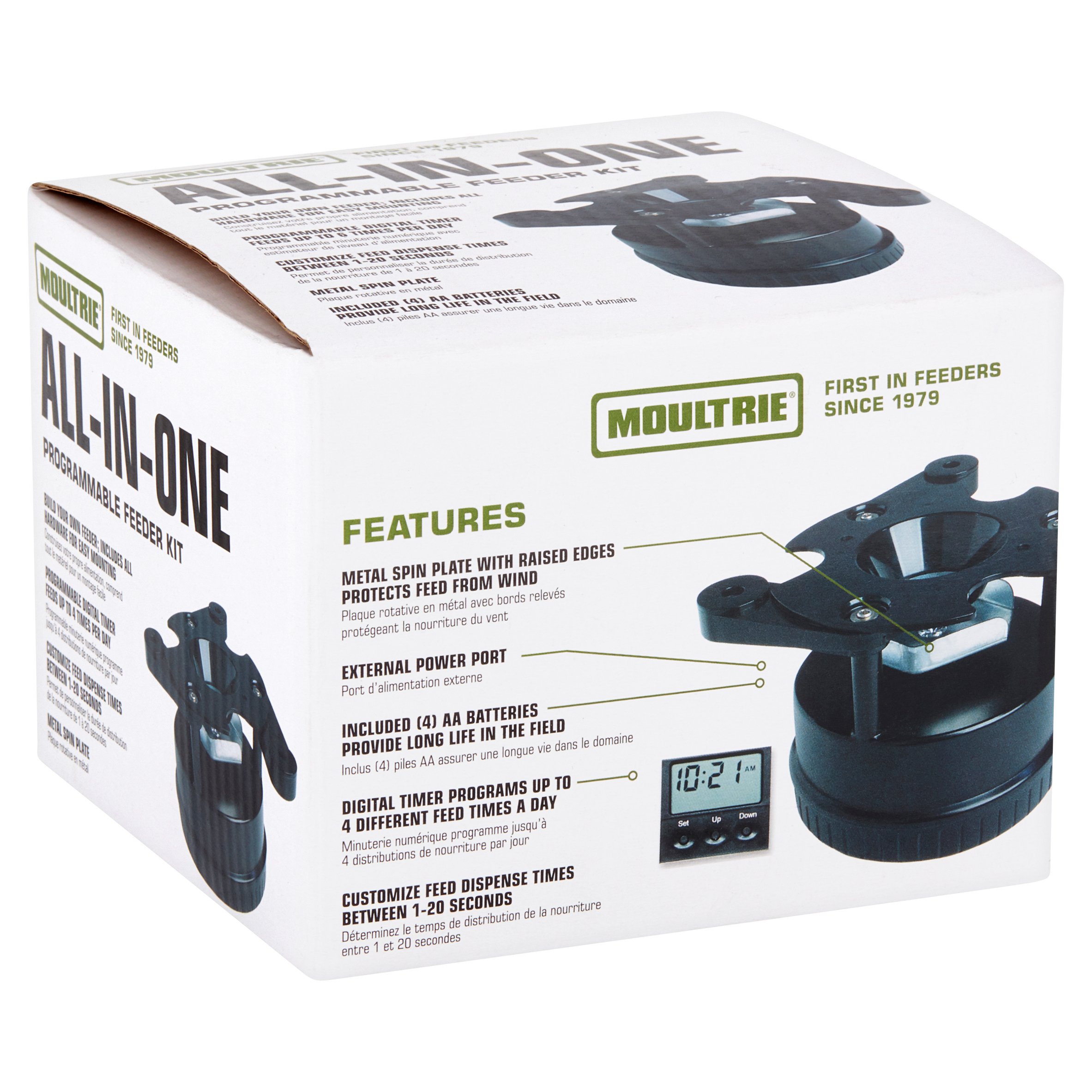 Moultrie Comedero automático dispensador AllInOne