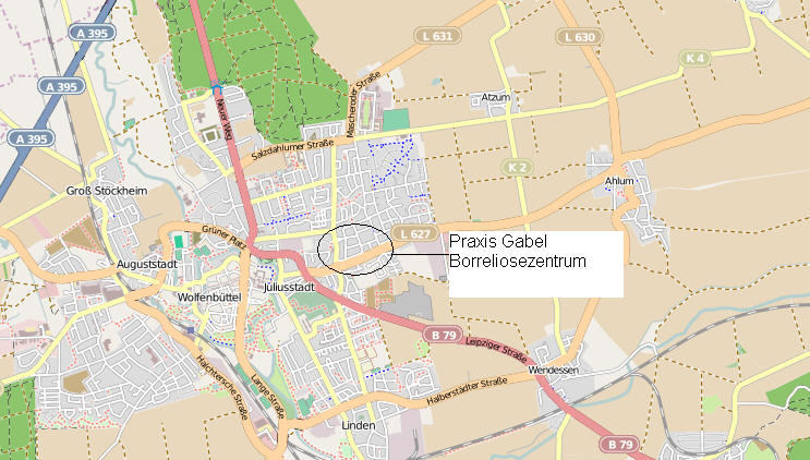 Praxis HansPeter Gabel Wegbeschreibung