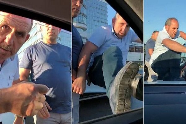 Trafik magandası ünlü baklavacı çıktı Borsatek