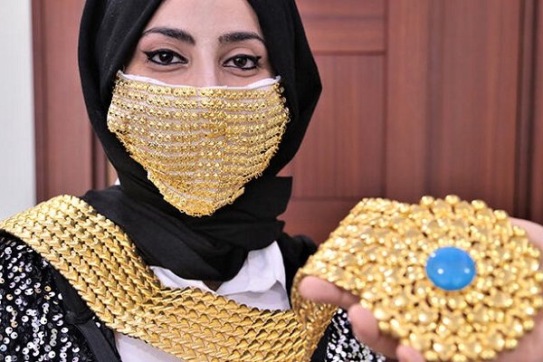 Gelinler iรงin altฤฑn maske รผretildi Borsatek