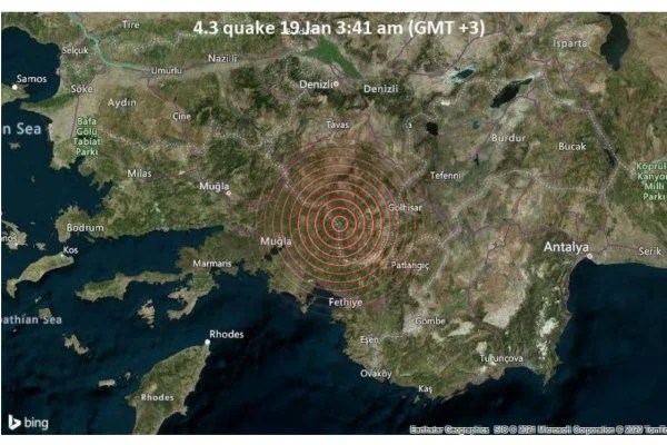 Denizli'de 4.2 büyüklüğünde deprem Borsatek