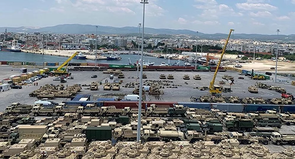 ABD'den Dedeağaç'a yüzlerce tank ve zırhlı araç sevkiyatı Borsatek