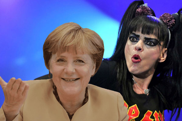Merkelโden punk rock ile veda Borsatek