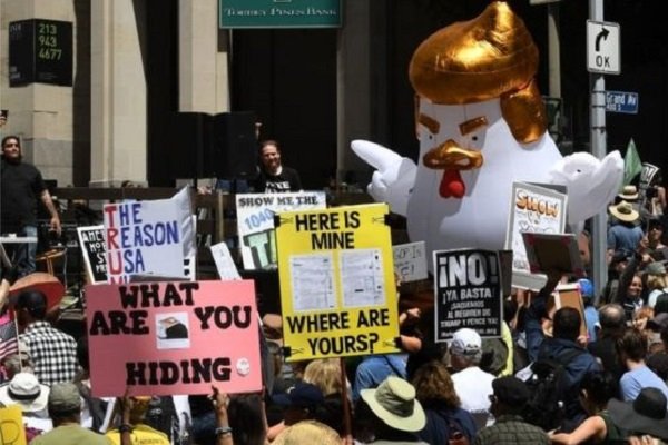 ABD'de Trump ve karşıtları arasında çatışma Borsatek
