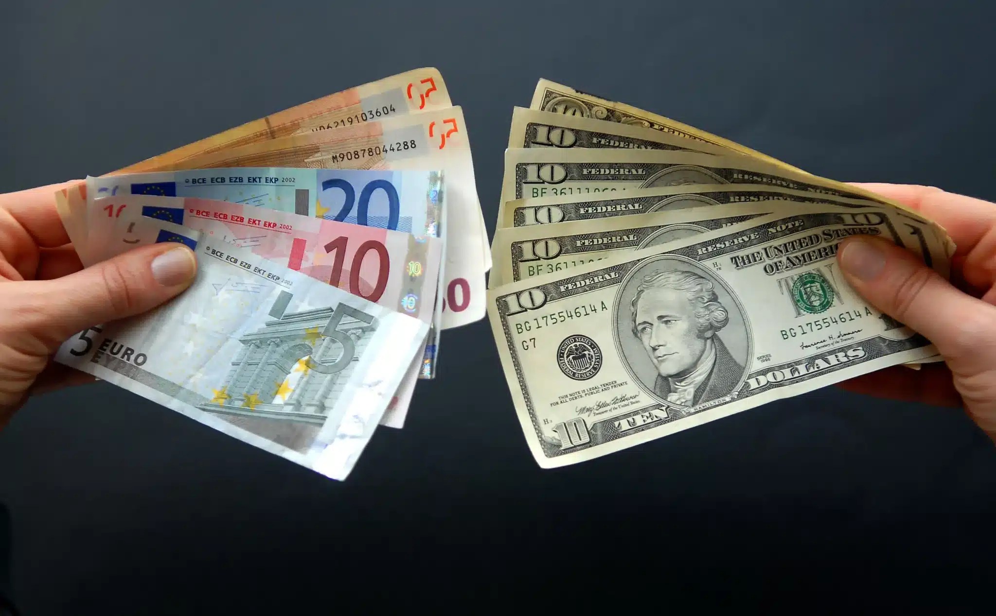 dolar, euro