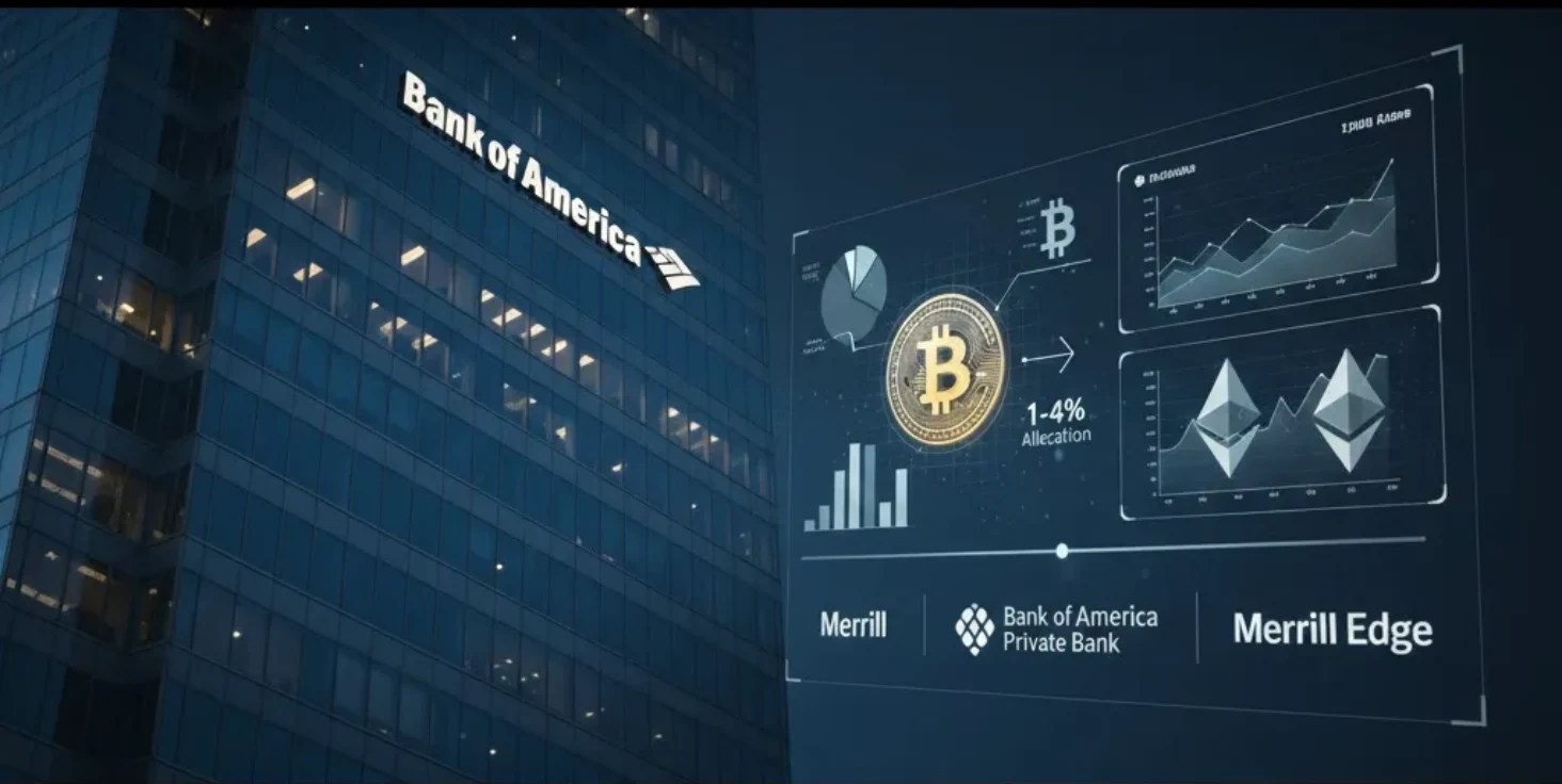 Bank of America, müşterilerine Bitcoin ve kripto para öneriyor Borsatek