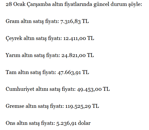 altın