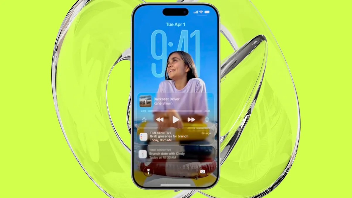 apple Liquid Glass Display