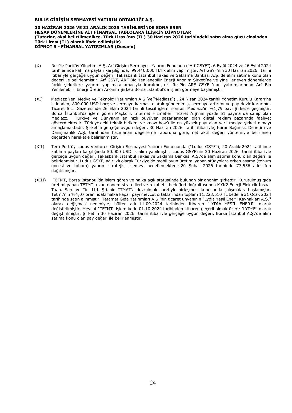 Bulls Gsyo 30062026-Finansal Rapor.pdf โ sayfa 27
