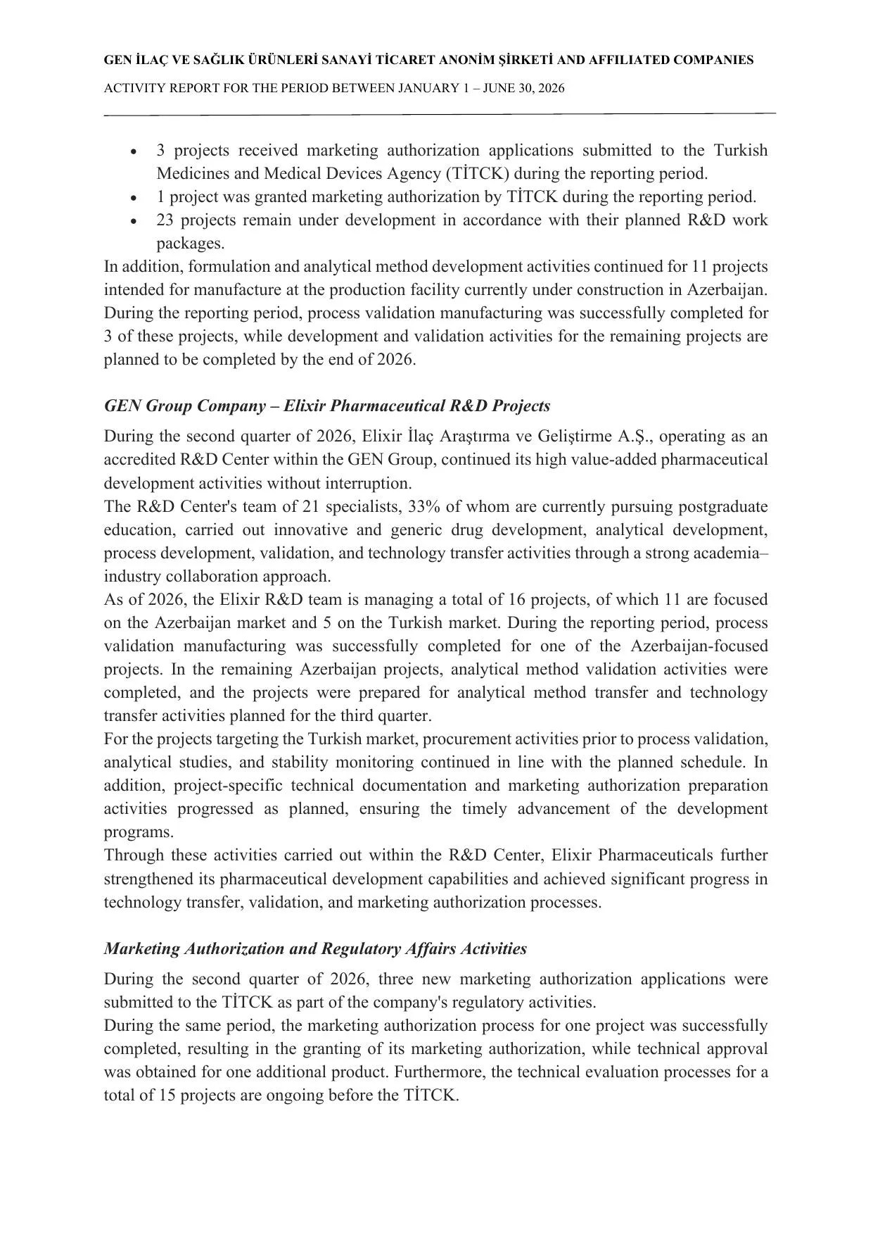 Activity Report 30.06.pdf — sayfa 10