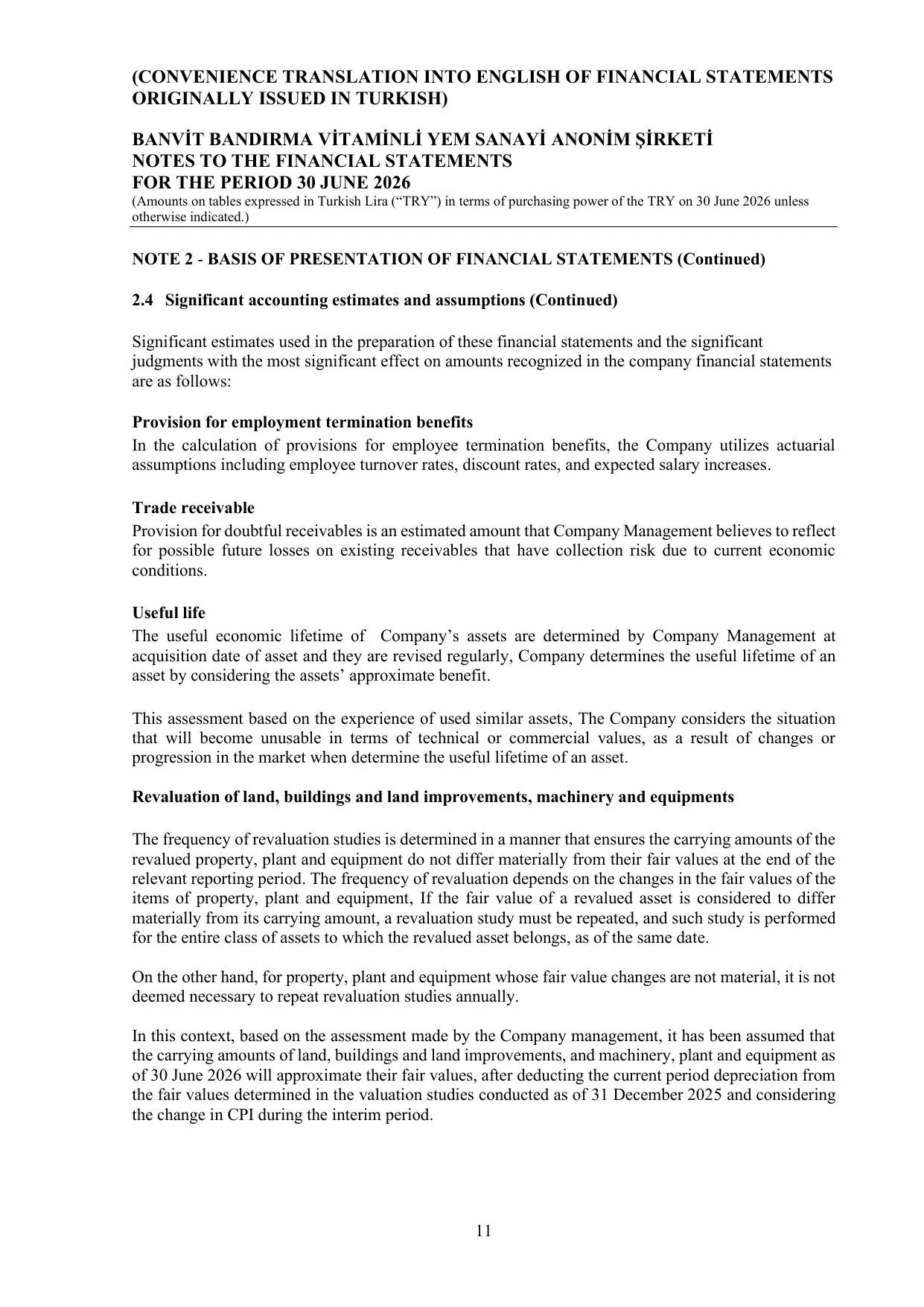 Banvit Financial Report 30.06.2026 ENG.pdf โ sayfa 14
