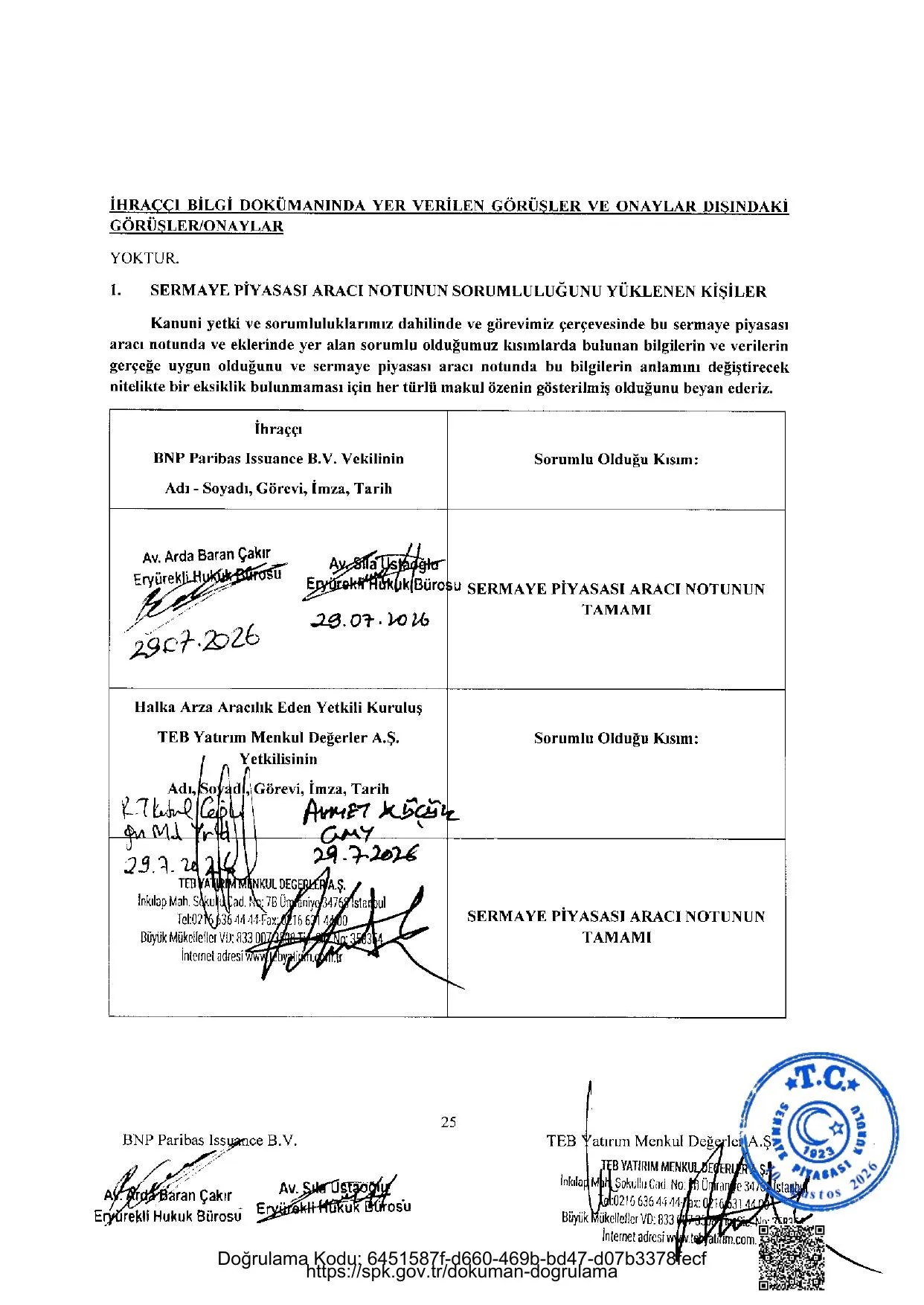 BNPP - SPK ONAYLI SERMAYE PIYASASI ARACI NOTU (13 AGUSTOS 2026 IHRACI) - 1.pdf โ sayfa 25