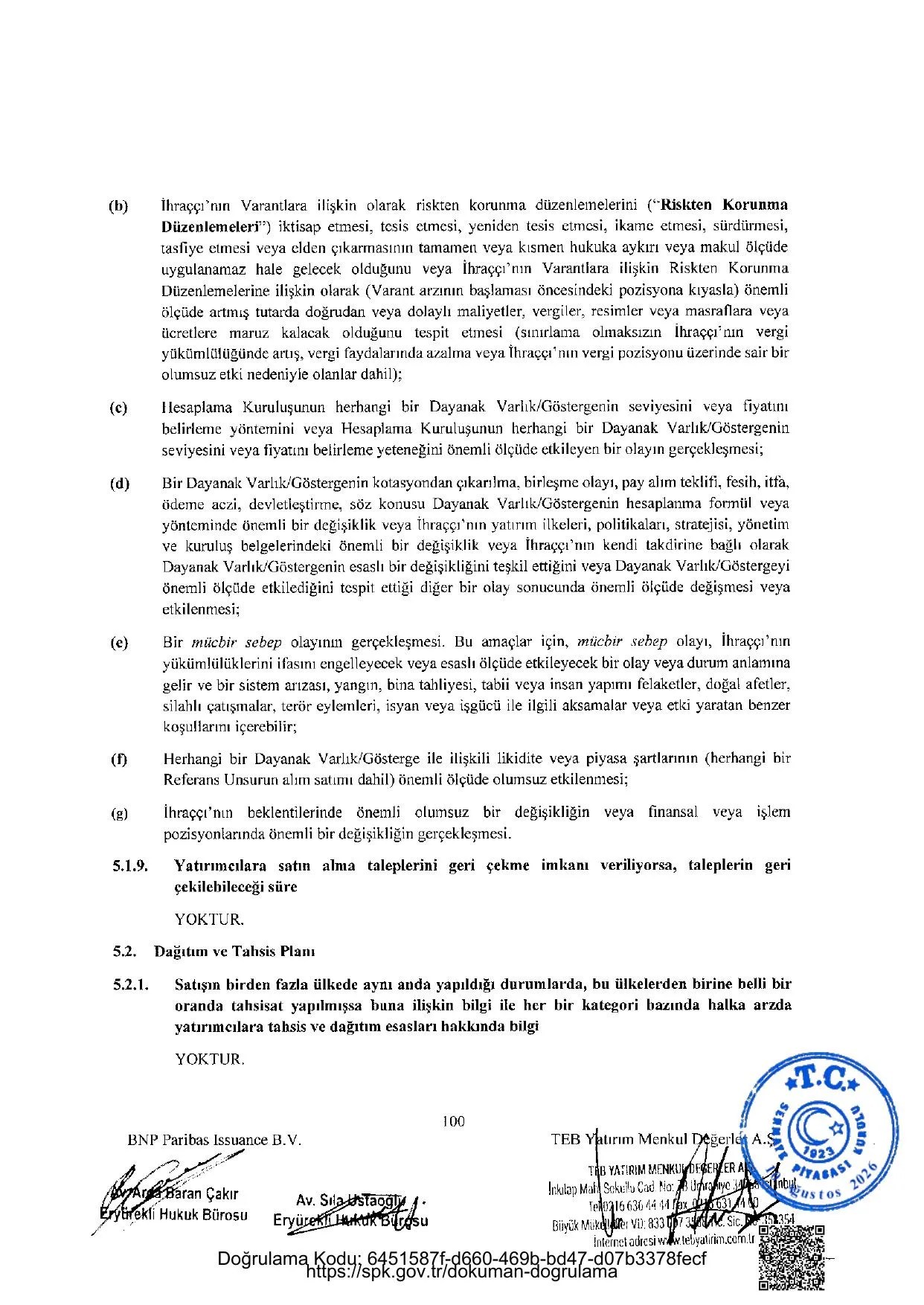 BNPP - SPK ONAYLI SERMAYE PIYASASI ARACI NOTU (13 AGUSTOS 2026 IHRACI - 2.pdf โ sayfa 14