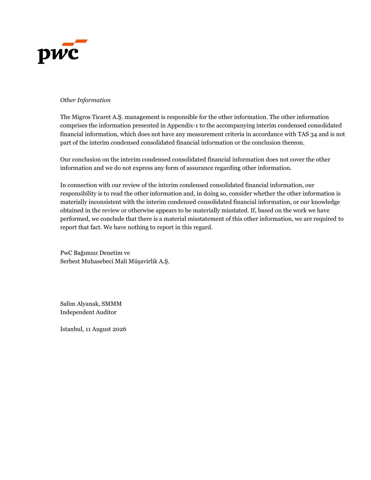 Migros Ticaret A.S. 30.06.2026 ENG.pdf โ sayfa 3