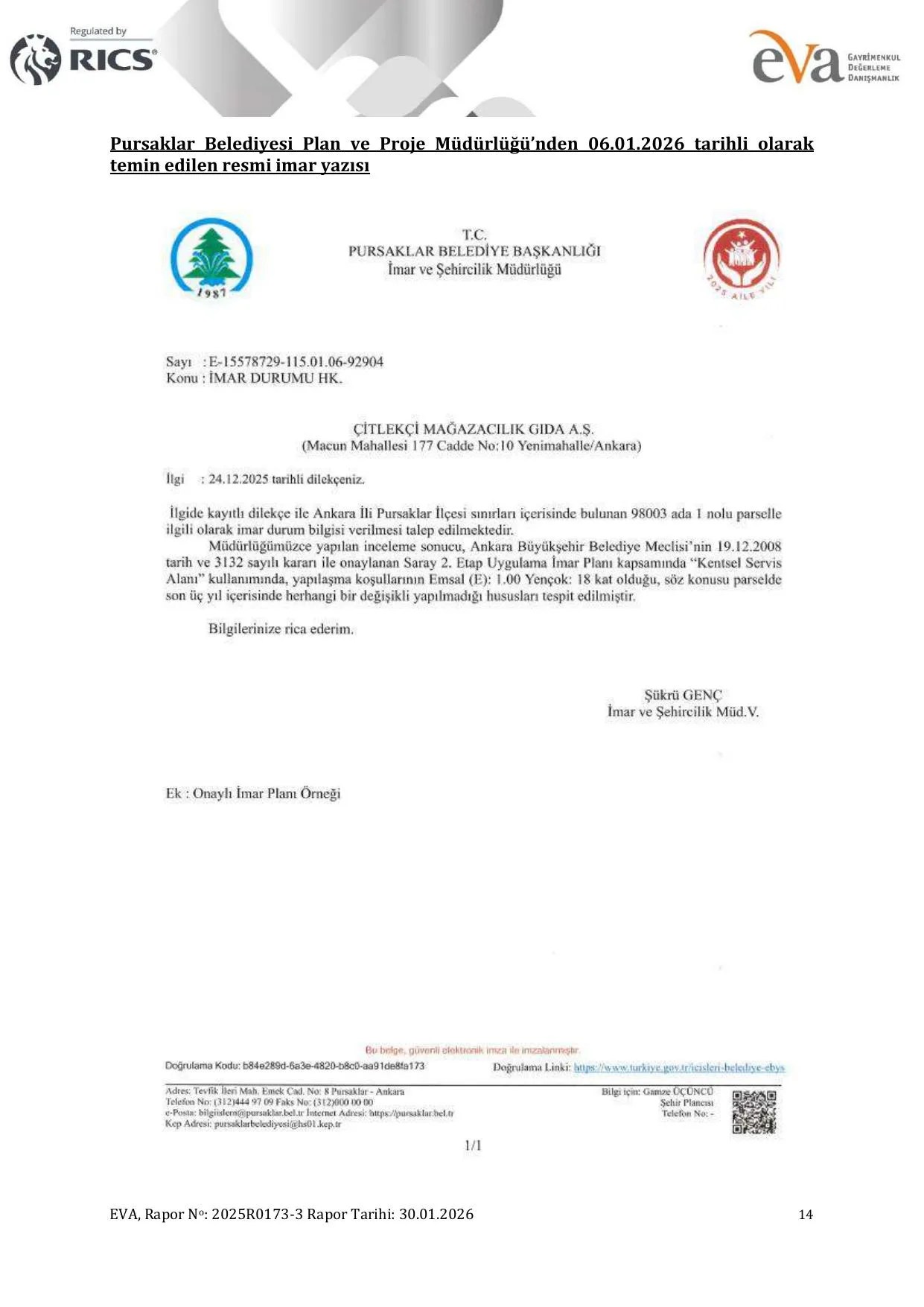 5C. 2025R0173_3_รฤฐTLEKรฤฐ MAฤAZACILIK_ANKARA_PURSAKLAR_ARSA DEฤERLEME RAPORU.pdf โ sayfa 14