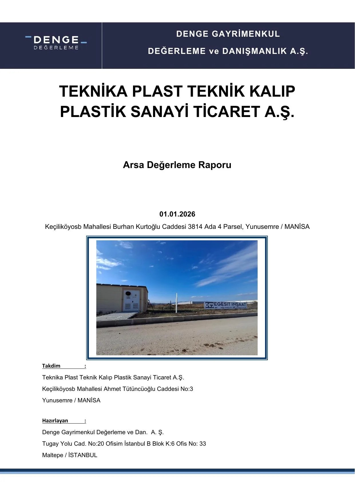 EK-5d 01.01.2026 tarih ve TKNK-202500005 Gayrimenkul Deฤerleme Raporu.pdf โ sayfa 1