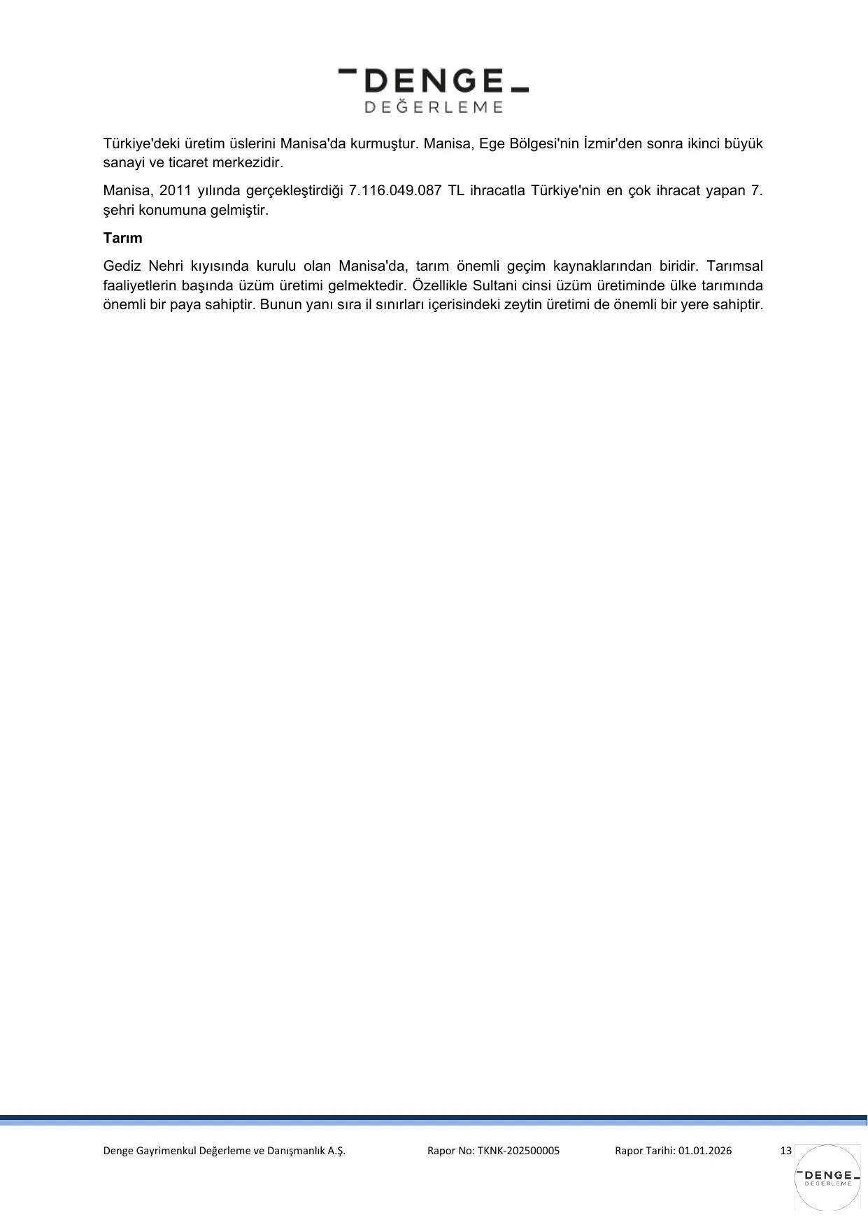 EK-5d 01.01.2026 tarih ve TKNK-202500005 Gayrimenkul Deฤerleme Raporu.pdf โ sayfa 14