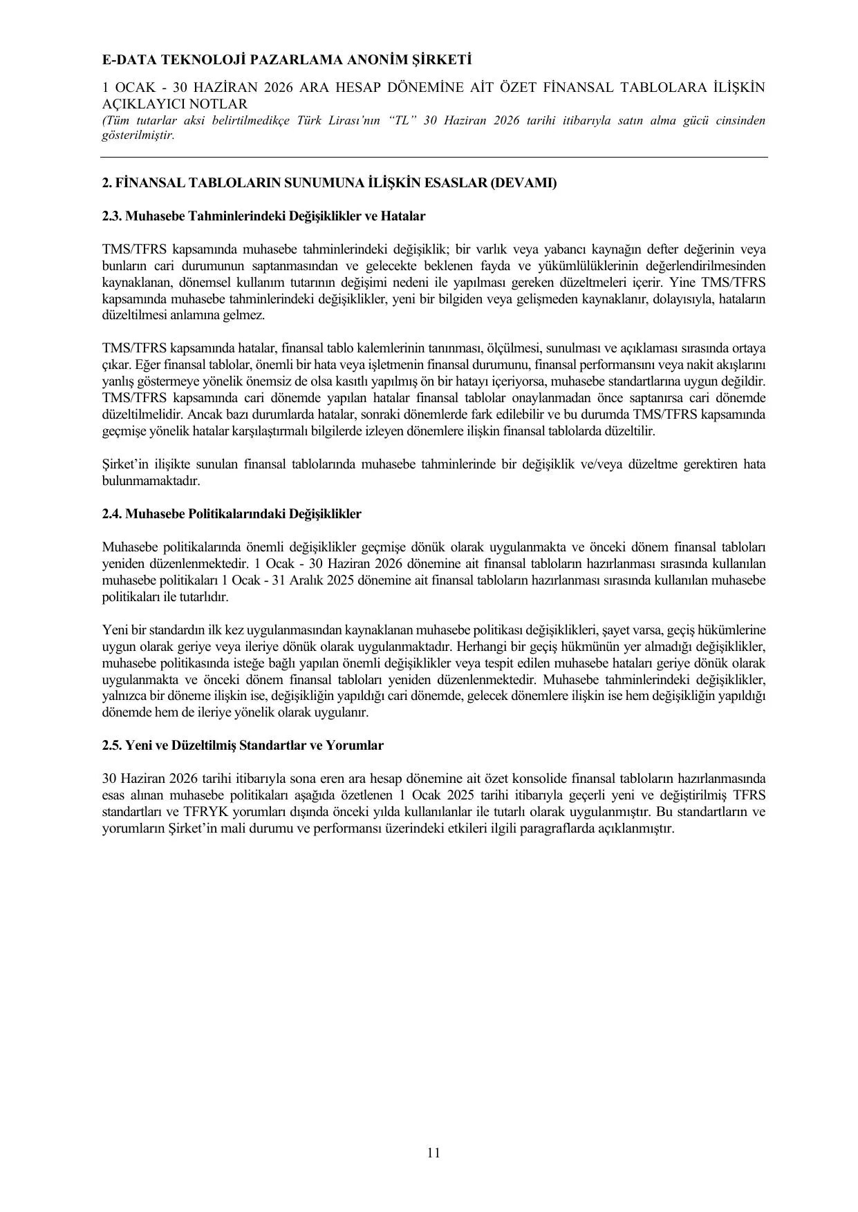 E-Data KAP 30.06.2026 BDR imzalฤฑ rapor.pdf โ sayfa 14