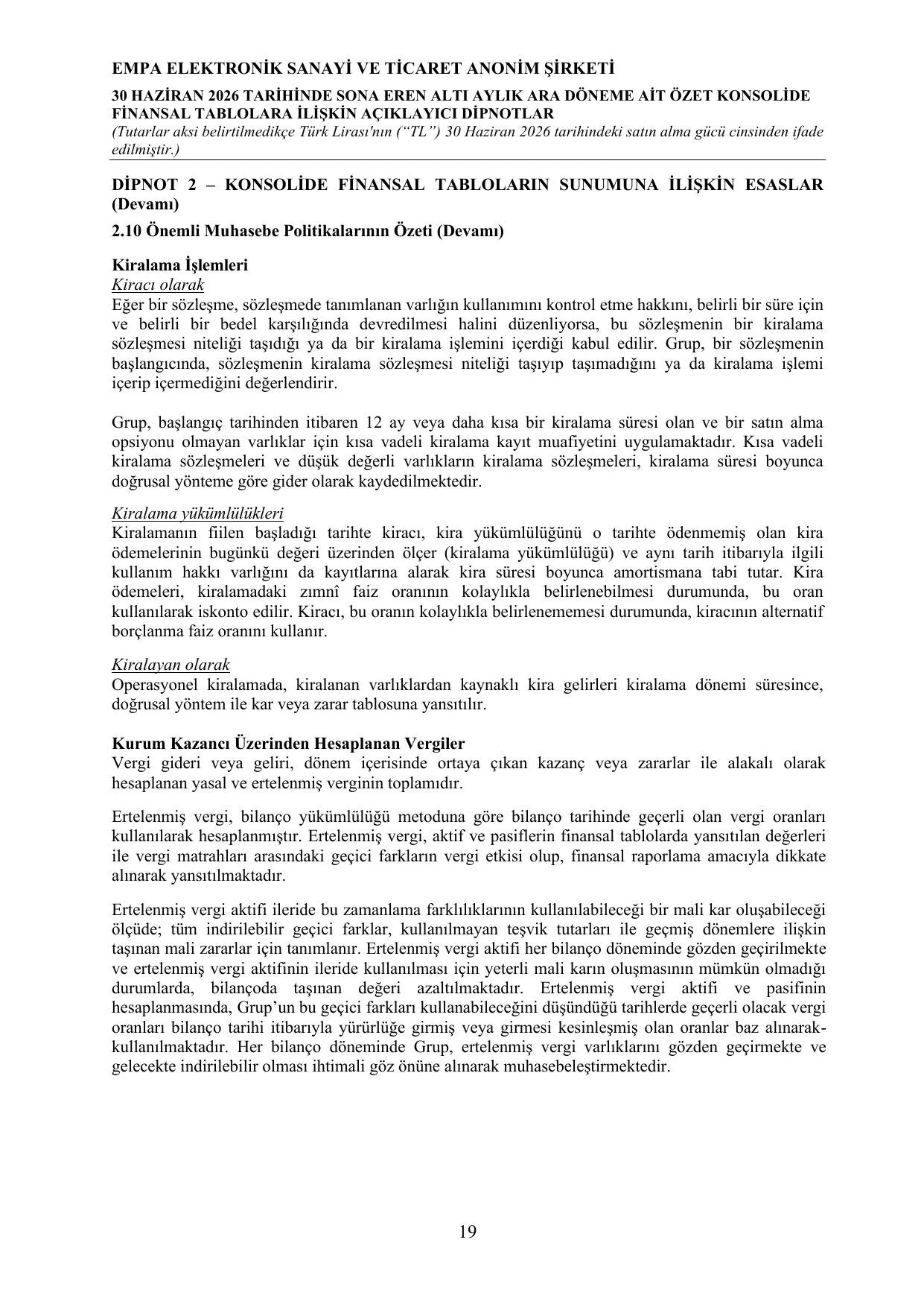 30.06.2026 Finansal Rapor.pdf โ sayfa 23