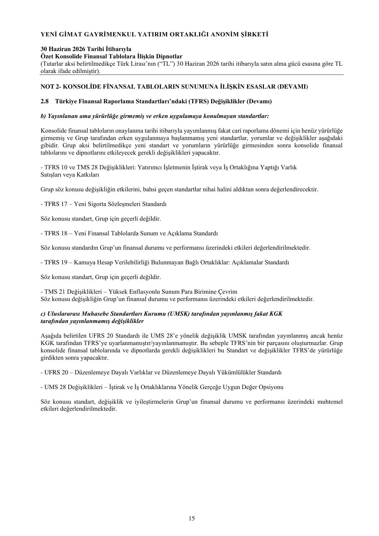 Yeni Gimat Konsolide 30.06.2026.pdf — sayfa 17