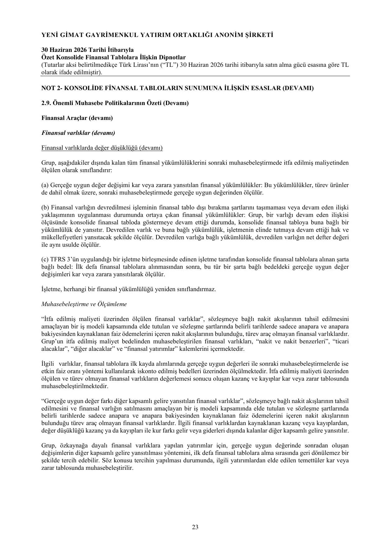 Yeni Gimat Konsolide 30.06.2026.pdf — sayfa 25