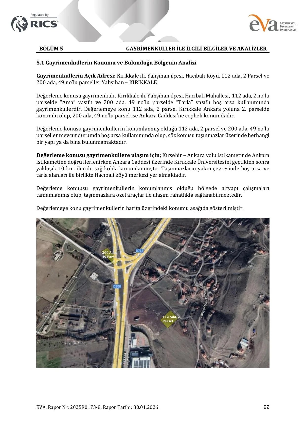 5K. 2025R0173-8_KIRIKKALE ARSA ve TARLA_DEฤERLEME RAPORU.pdf โ sayfa 22