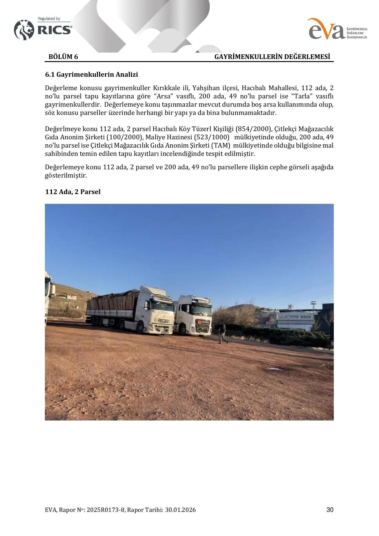 5K. 2025R0173-8_KIRIKKALE ARSA ve TARLA_DEĞERLEME RAPORU.pdf — sayfa 30